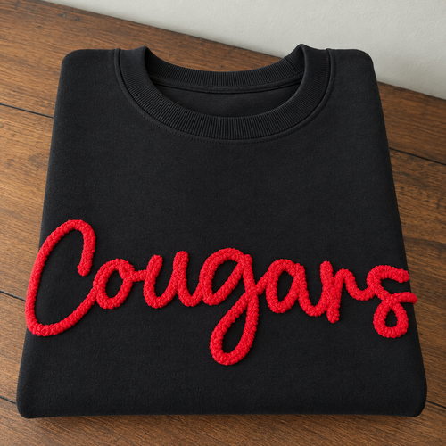 Centennial Cougars Fuzzy Crewneck