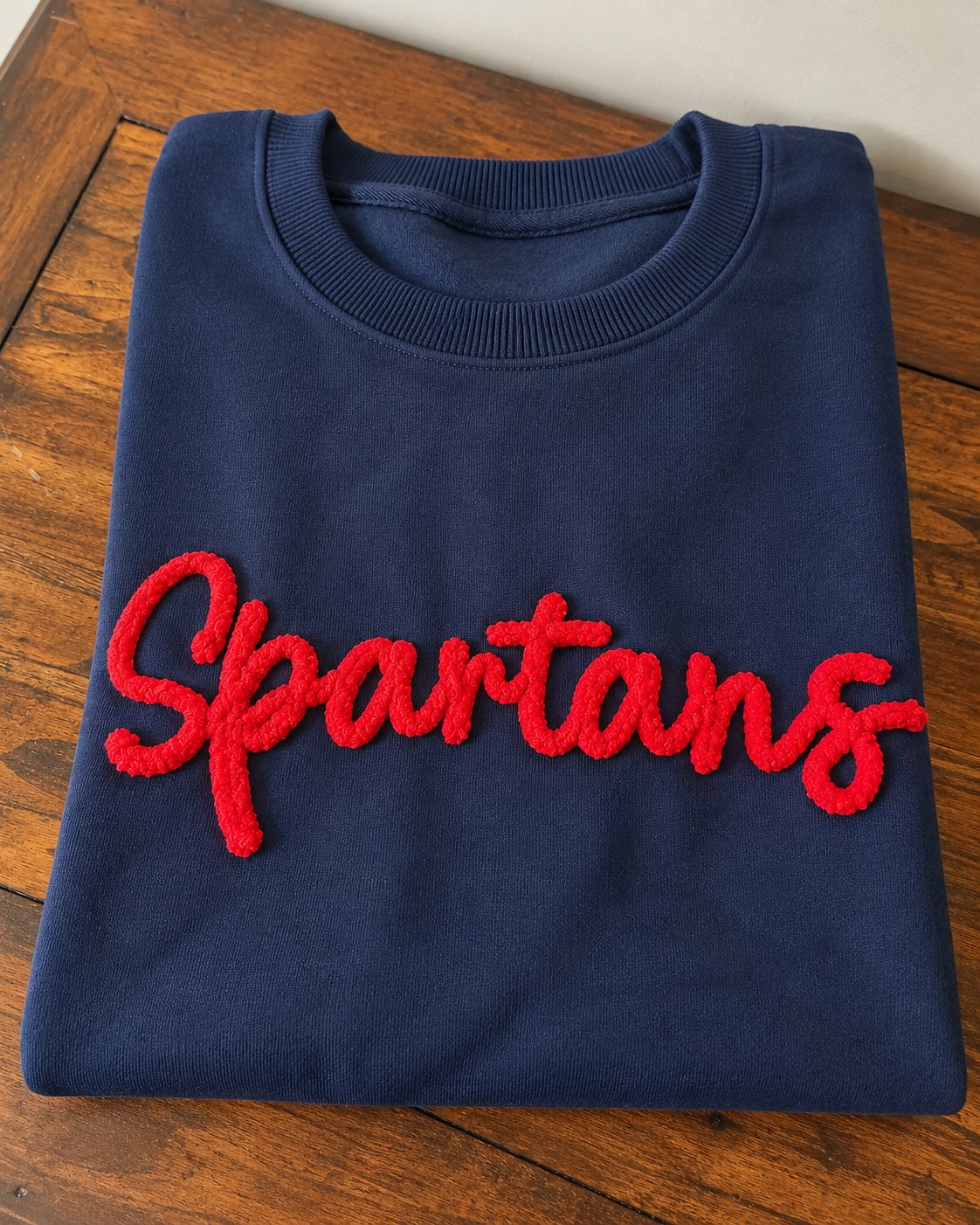 Orono Spartans Fuzzy Crewneck