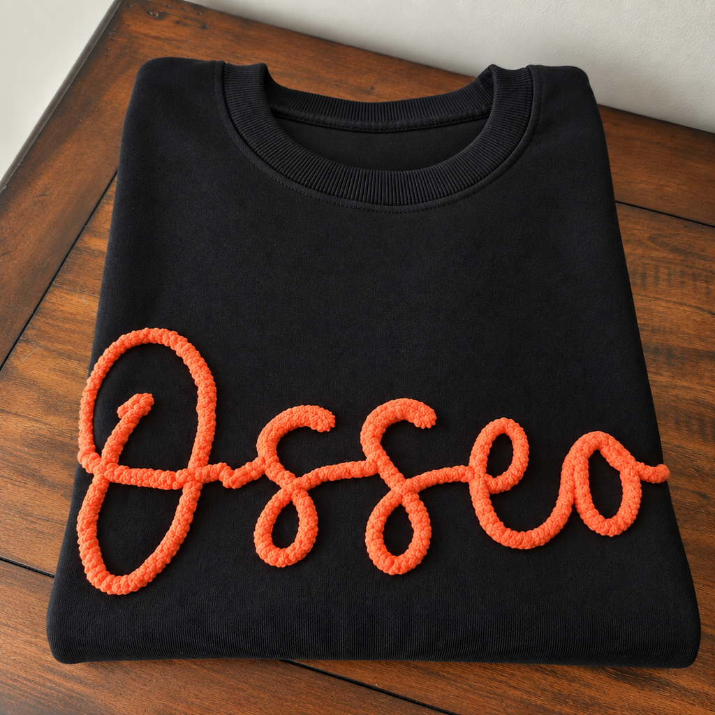 Osseo Orioles Fuzzy Crewneck
